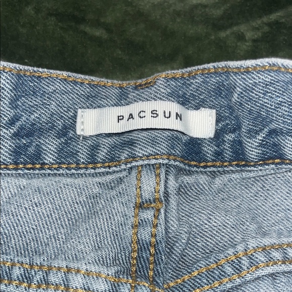 Distressed High Rise Straight Jeans - Picture 2 of 3